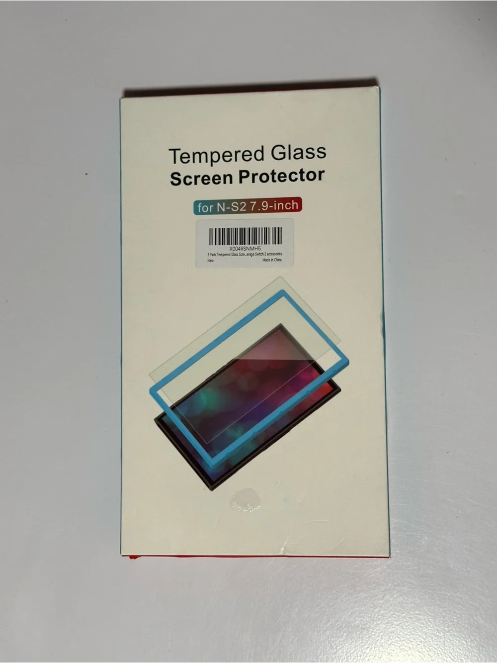 Tempered Glass Screen Protector - Blue for 7.9-inch Devices